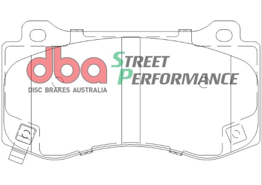 DBA Street Performance Brake Pad Set Front DB2259SP