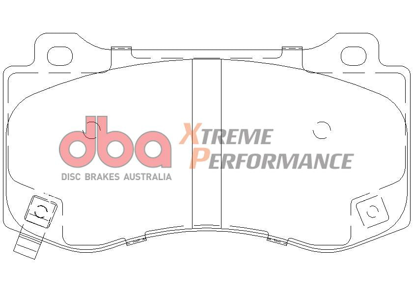 DBA Xtreme Performance Brake Pad Set Front DB2259XP