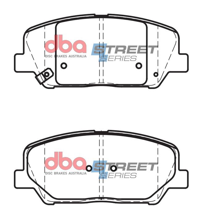 DBA Street Series Brake Pad Set Front DB2270SS
