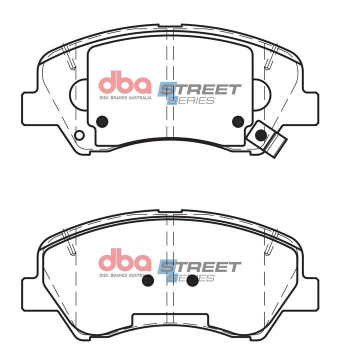 DBA Street Series Brake Pad Set Front DB2272SS