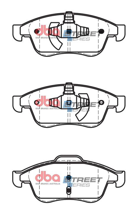 DBA Street Series Brake Pad Set Front DB2276SS