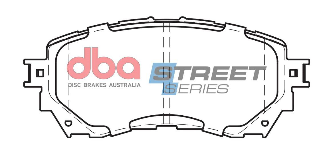 DBA Street Series Brake Pad Set Front DB2293SS