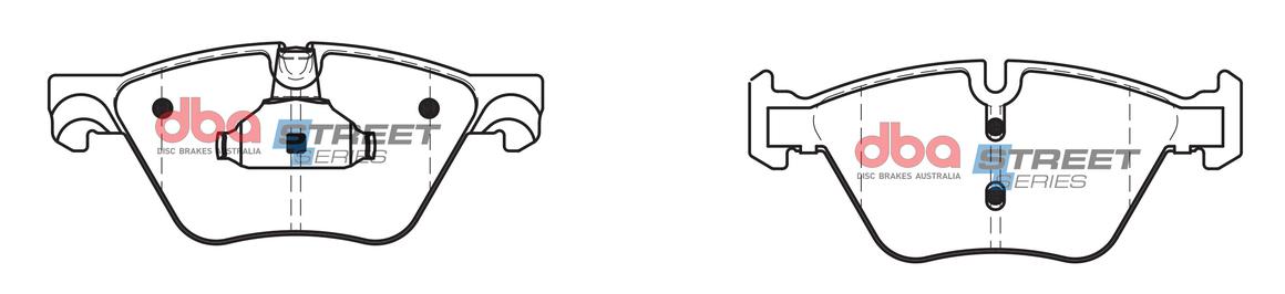 DBA Street Series Brake Pad Set Front DB2295SS