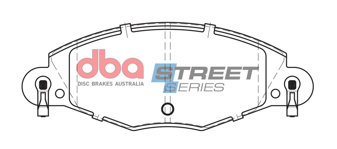DBA Street Series Brake Pad Set Front DB2298SS