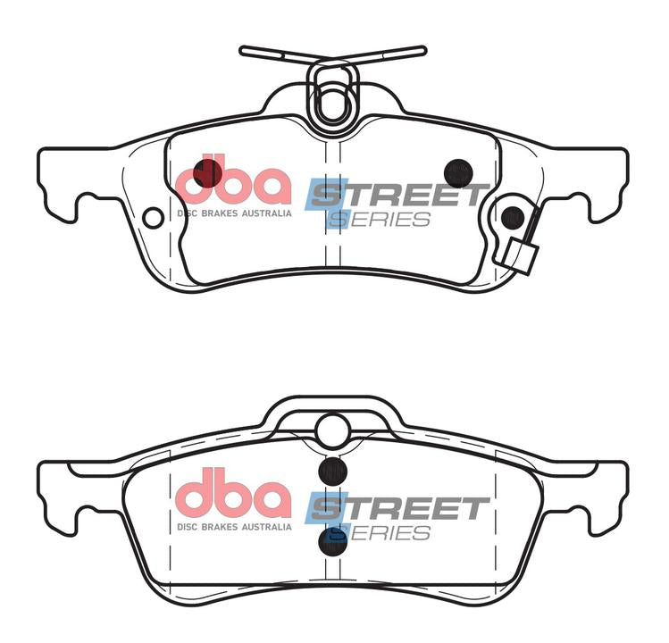 DBA Street Series Brake Pad Set Rear DB2309SS
