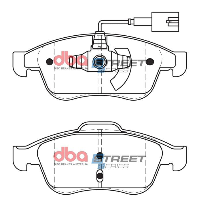 DBA Street Series Brake Pad Set Front DB2312SS