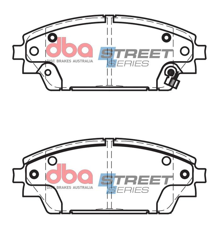 DBA Street Series Brake Pad Set Front DB2330SS