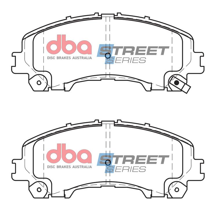 DBA Street Series Brake Pad Set Front DB2341SS