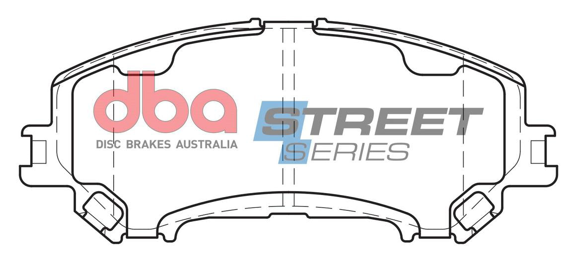DBA Street Series Brake Pad Set Front DB2345SS