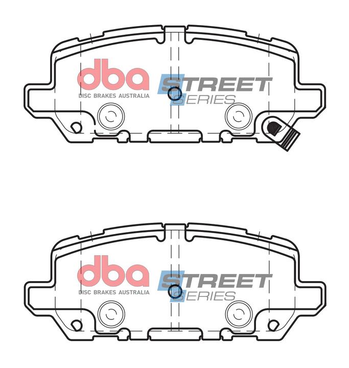 DBA Street Series Brake Pad Set Rear DB2355SS