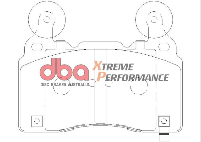 DBA Xtreme Performance Brake Pad Set Front DB2358XP