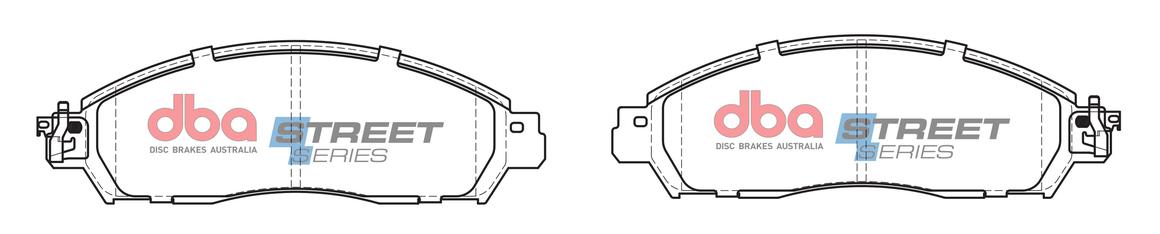 DBA Street Series Brake Pad Set Front DB2374SS