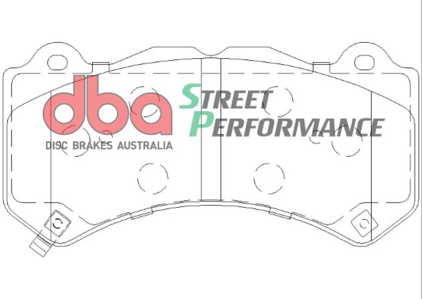 DBA Street Performance Brake Pad Set Front DB2375SP
