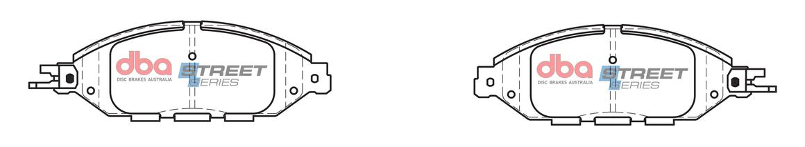 DBA Street Series Brake Pad Set Front DB2378SS