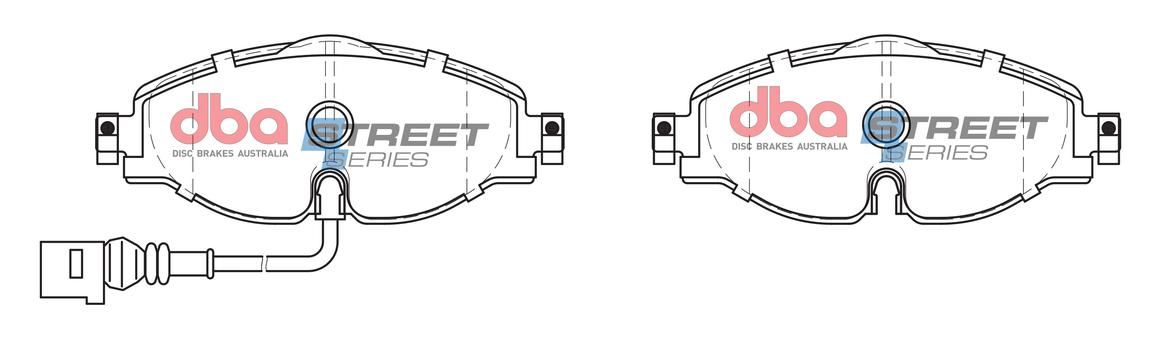 DBA Street Series Brake Pad Set Front DB2383SS
