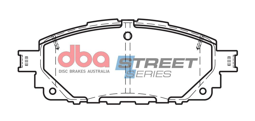 DBA Street Series Brake Pad Set Front DB2396SS