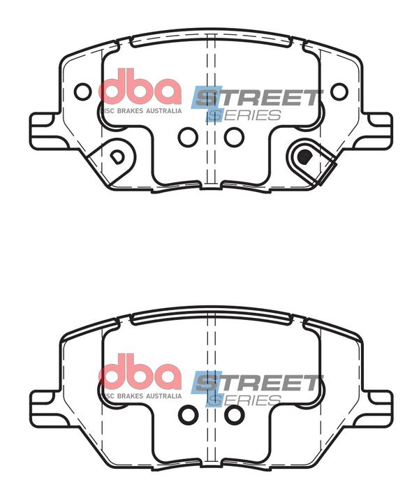 DBA Street Series Brake Pad Set Front DB2399SS