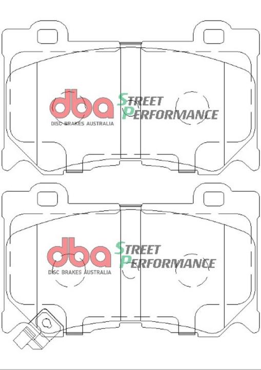 DBA Street Performance Brake Pad Set Front DB2400SP