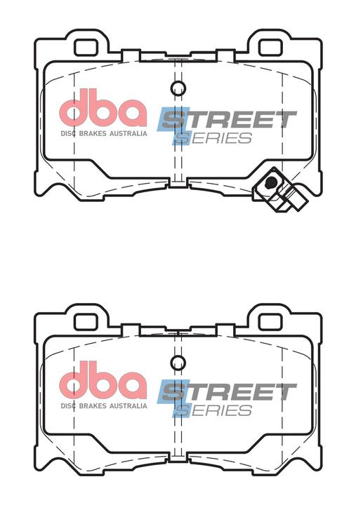 DBA Street Series Brake Pad Set Front DB2400SS
