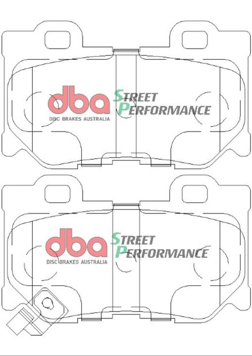 DBA Street Performance Brake Pad Set Rear DB2401SP