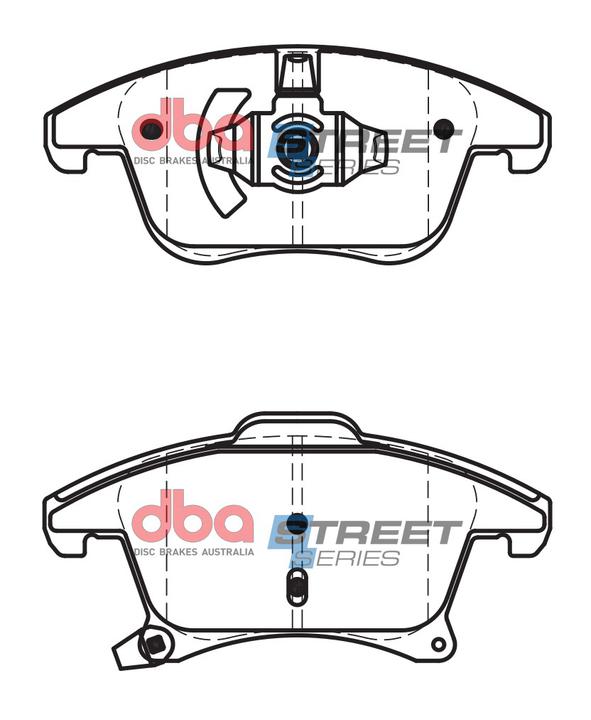 DBA Street Series Brake Pad Set DB2405SS
