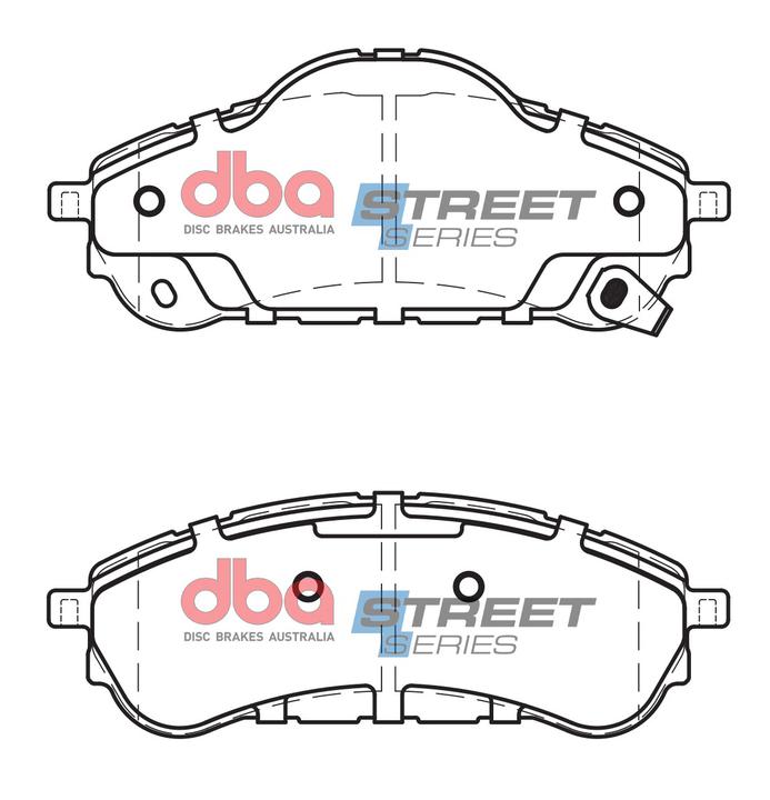 DBA Street Series Brake Pad Set Rear DB2411SS