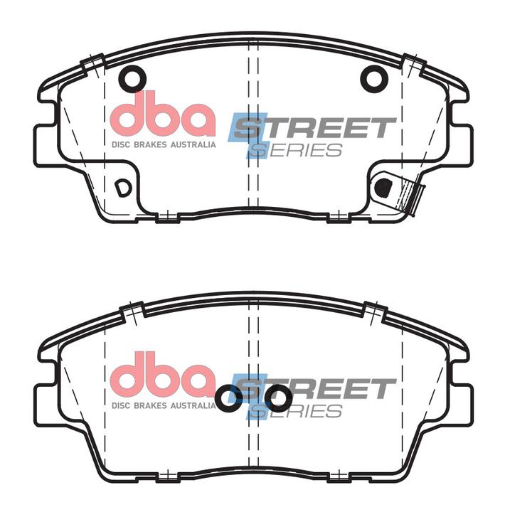 DBA Street Series Brake Pad Set Front DB2424SS