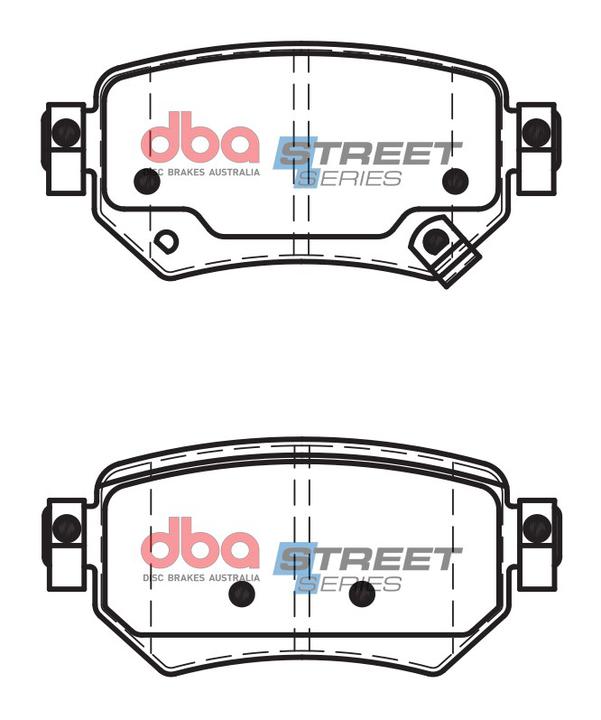 DBA Street Series Brake Pad Set DB2425SS