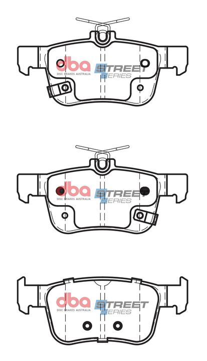 DBA Street Series Brake Pad Set Rear DB2429SS