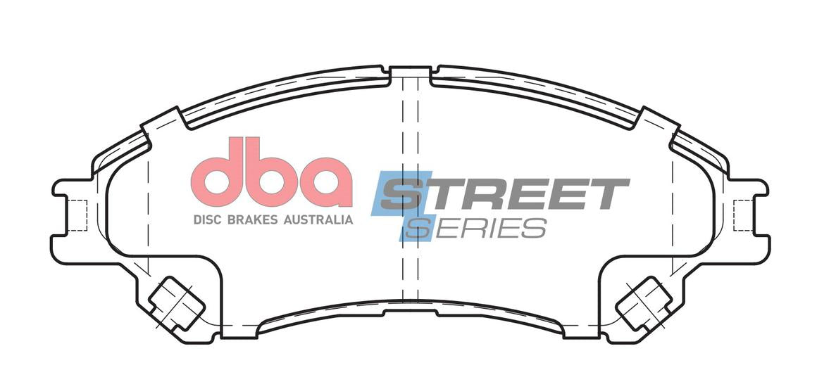 DBA Street Series Brake Pad Set Front DB2430SS