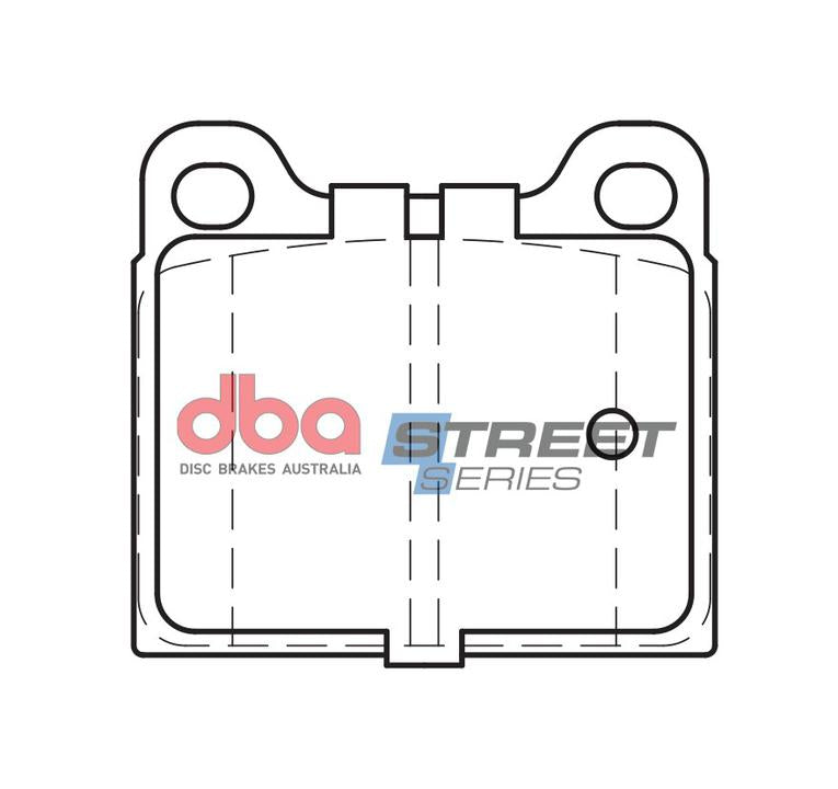 DBA Street Series Brake Pad Set Rear DB2SS