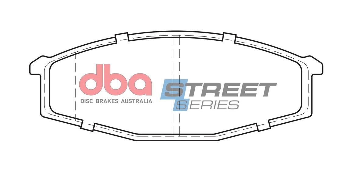 DBA Street Series Brake Pad Set Front DB321SS