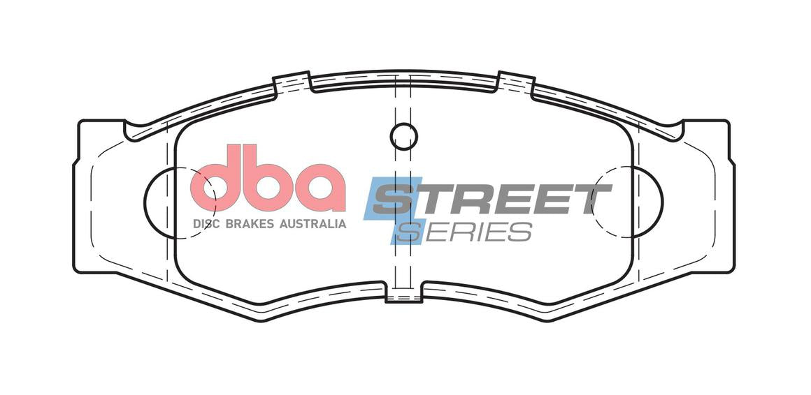 DBA Street Series Brake Pad Set Front DB340SS