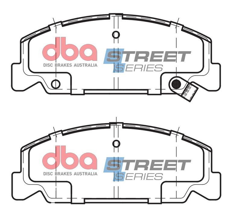 DBA Street Series Brake Pad Set Front DB390SS