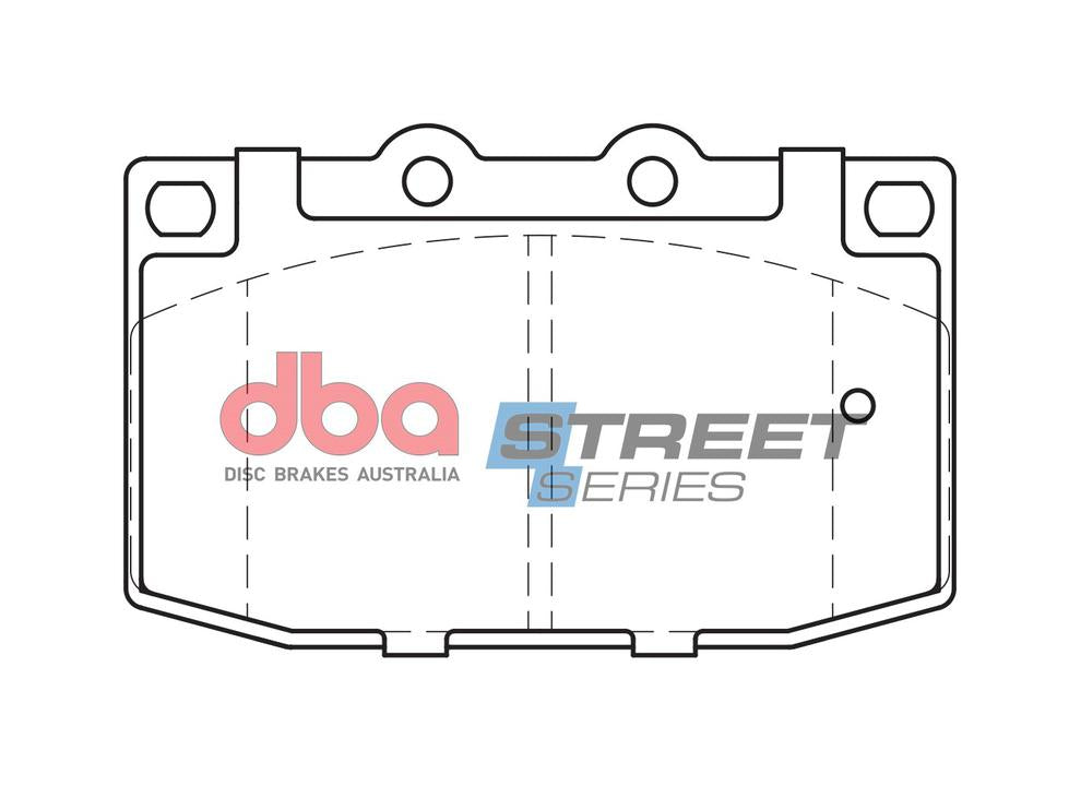 DBA Street Series Brake Pad Set Front DB416SS