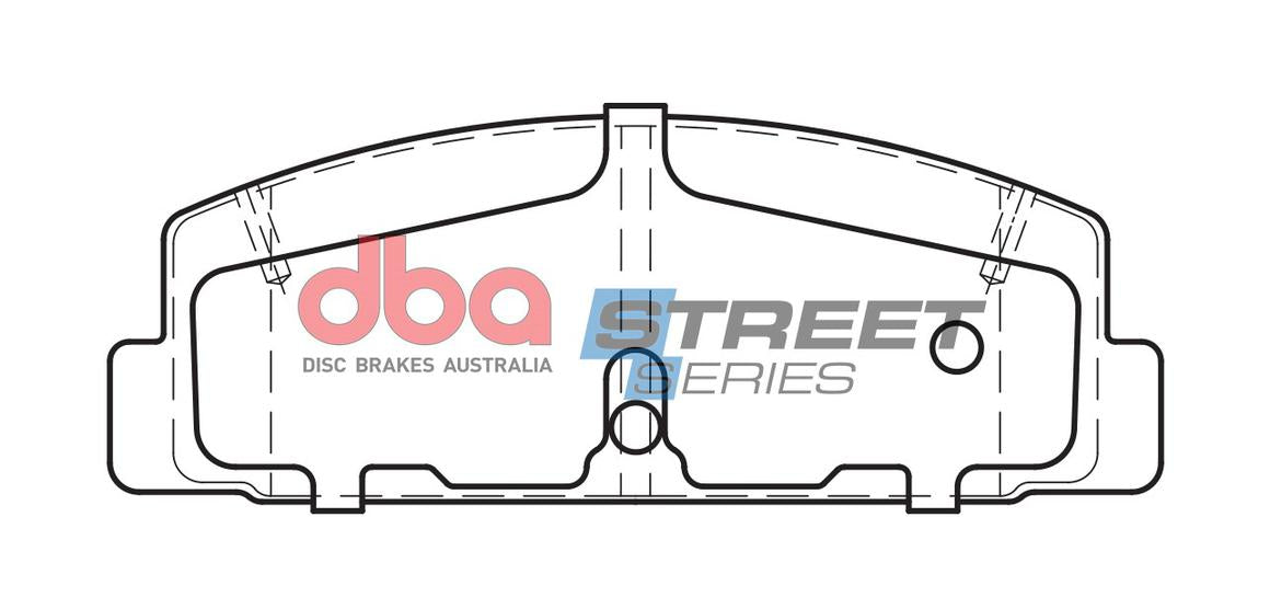DBA Street Series Brake Pad Set Rear DB417SS