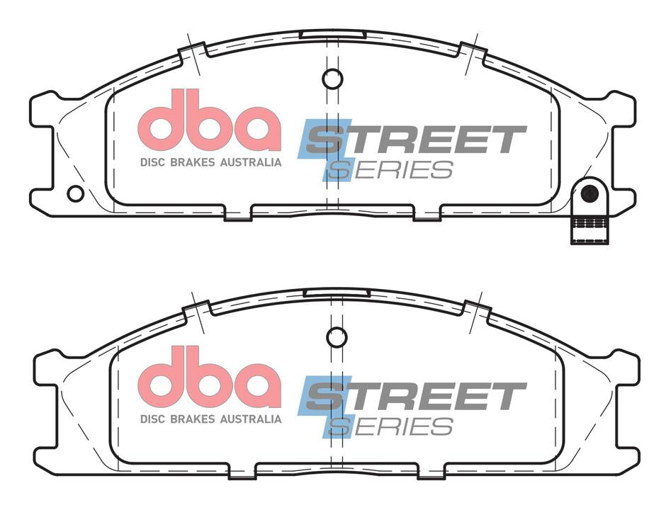 DBA Street Series Brake Pad Set Front DB438SS