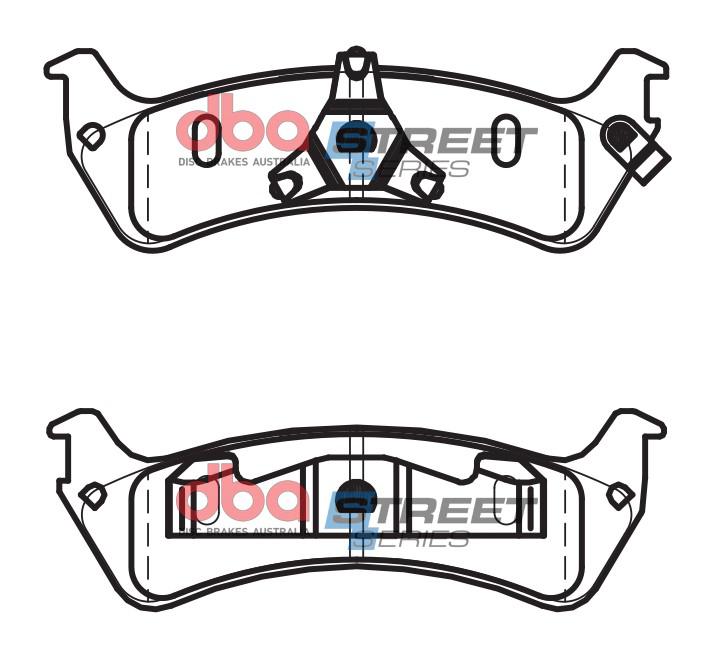 DBA Street Series Brake Pad Set DB7545ASS