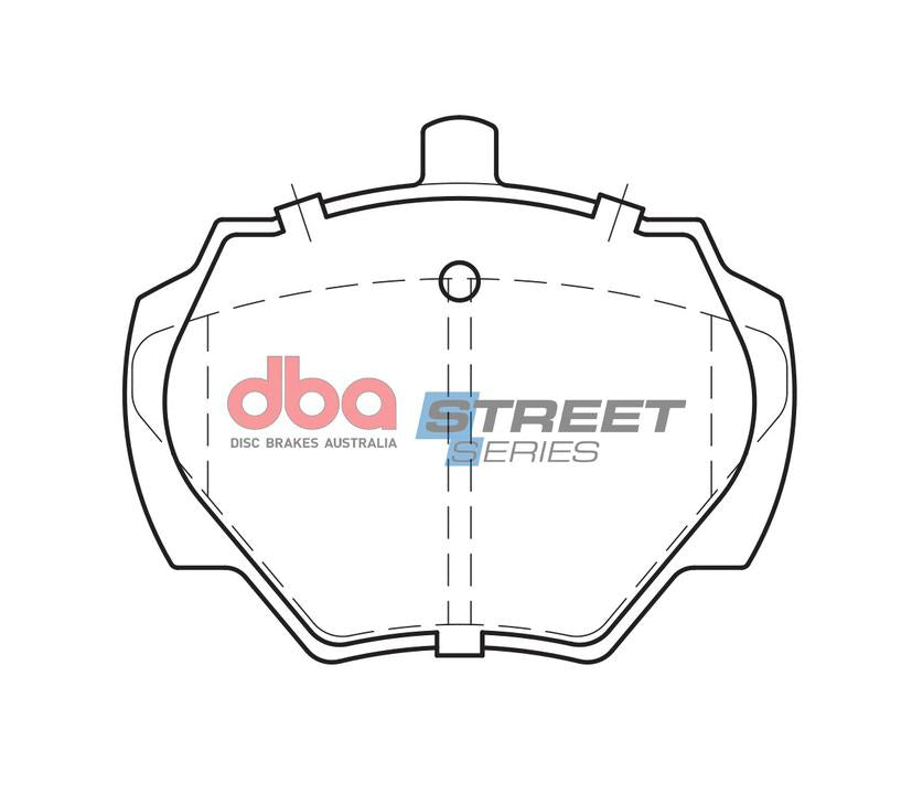 DBA Street Series Brake Pad Set Rear DB843SS