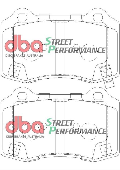 DBA Street Performance Brake Pad Set DB8805SP