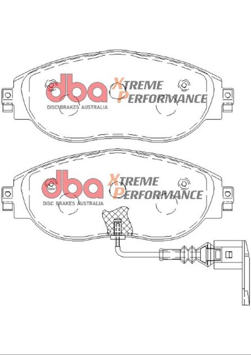 DBA Xtreme Performance Brake Pad Set DB8849XP