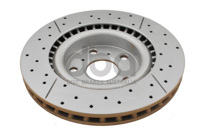 DBA X-Gold Brake Rotor Pair 321mm Front DBA2028X