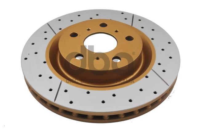 DBA X-Gold Brake Rotor Pair 321mm Front DBA2028X