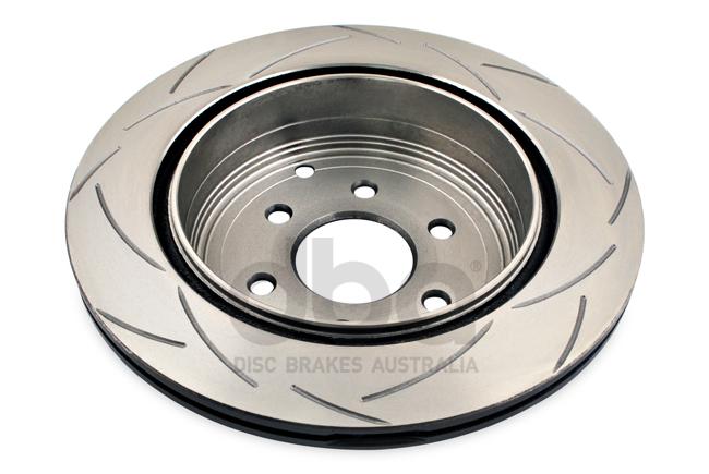 DBA T2 4x4 Slotted Brake Rotor Single 208mm Rear DBA2311S