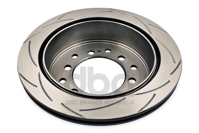 DBA T2 4x4 Slotted Brake Rotor Single 312mm Rear DBA2737S
