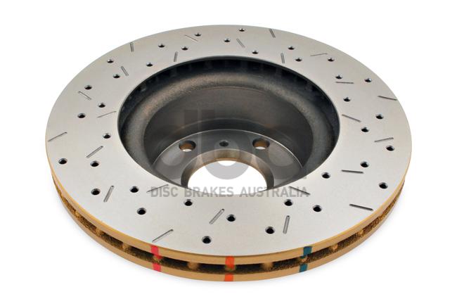 DBA HD 4000 Drilled Slotted Brake Rotor Pair 296mm Front DBA4040XS