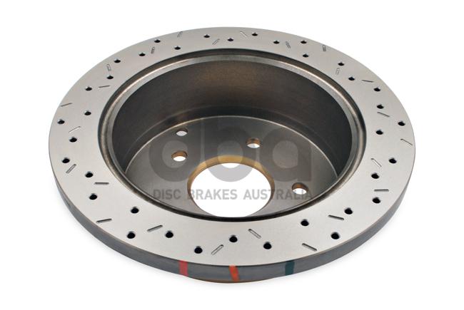 DBA HD 4000 Drilled Slotted Brake Rotor Pair 286mm Rear DBA4041XS