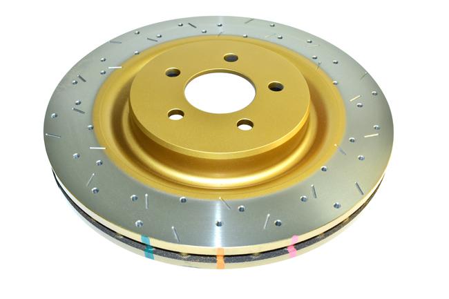 DBA HD 4000 Drilled Slotted Brake Rotor Single 355mm Front DBA42102XS