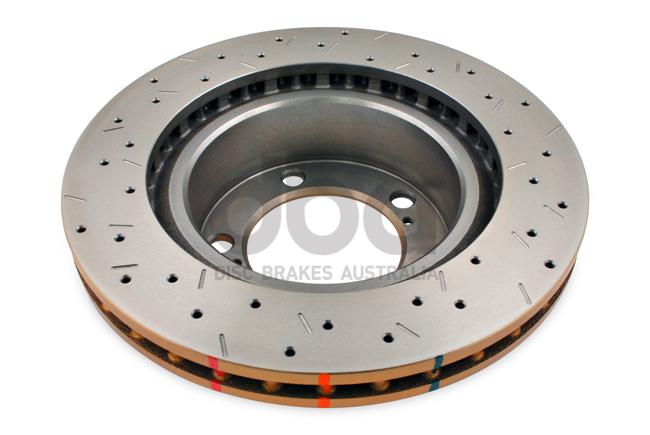 DBA HD 4000 Drilled Slotted Brake Rotor Single 340mm Front DBA42722XS
