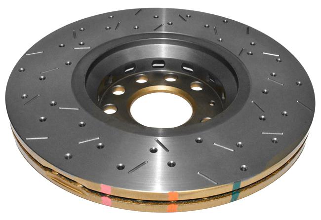 DBA HD 4000 Drilled Slotted Brake Rotor Single 312mm Front DBA42800XS
